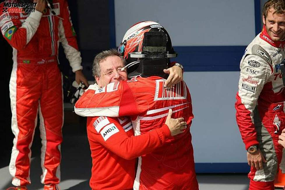 Kimi Räikkönen Jean Todt (Teamchef) (Ferrari) 