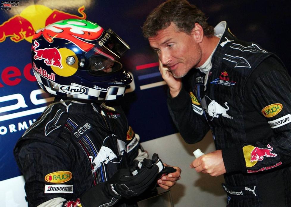 Karun Chandhok und David Coulthard (Red Bull) 
