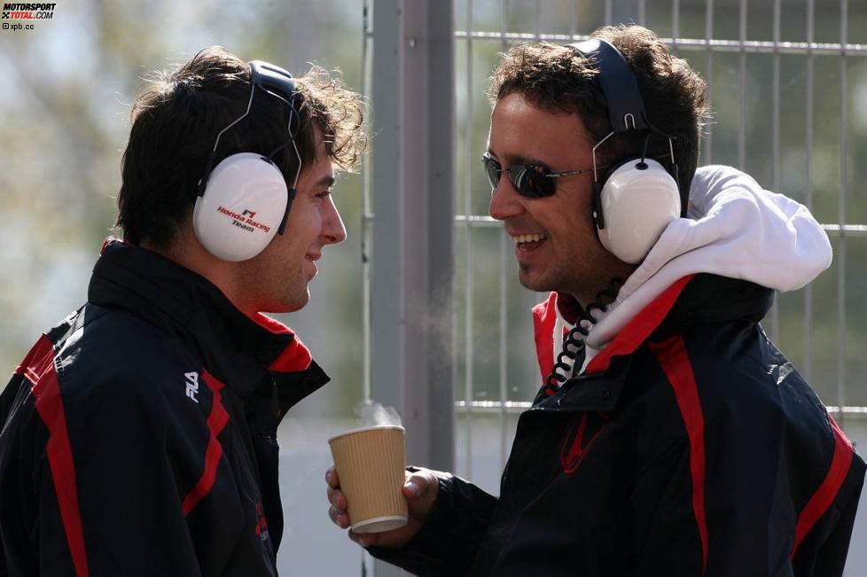 Luca Filippi und Andreas Zuber (Honda F1 Team) 