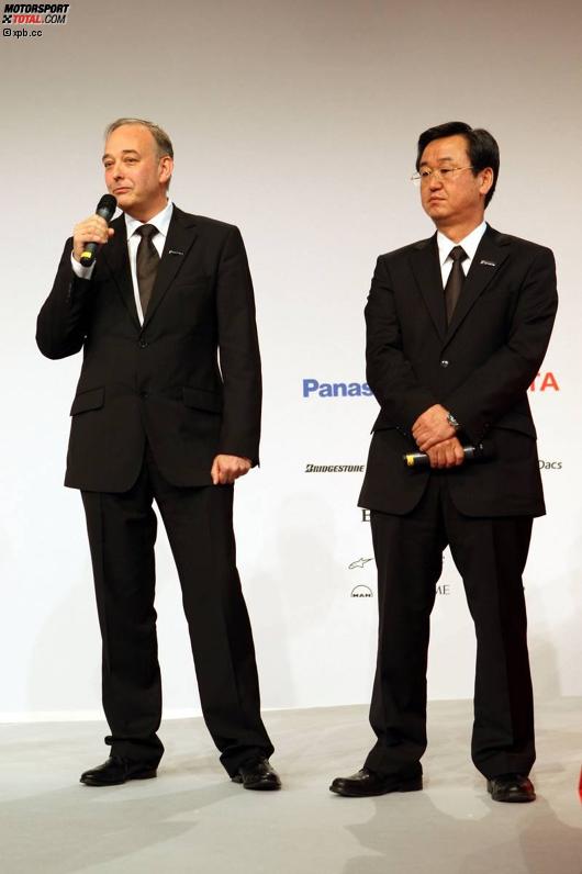 John Howett (Teampräsident) Tadashi Yamashina (Toyota) 