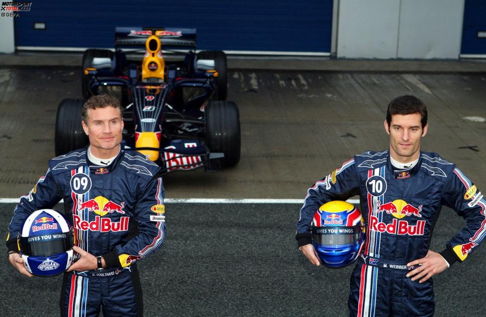David Coulthard und Mark Webber (Red Bull)