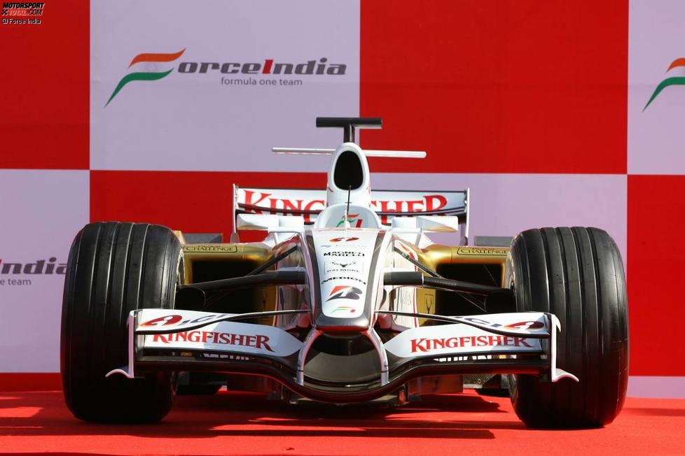 Die Lackierung von Force India