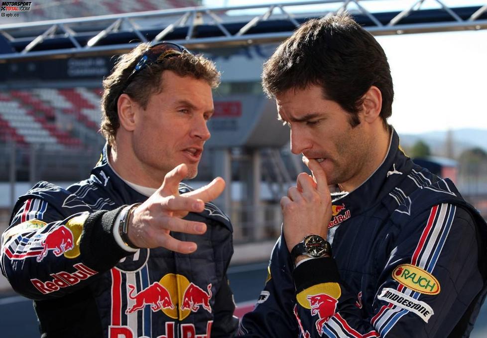 David Coulthard und Mark Webber (Red Bull)