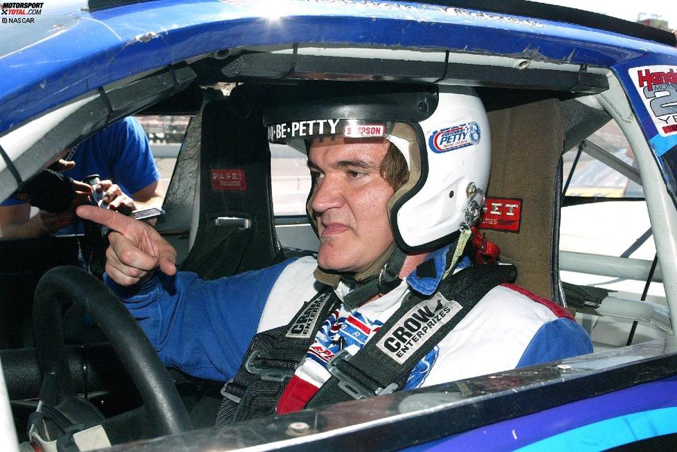 2005: Quentin Tarantino probiert einen NASCAR