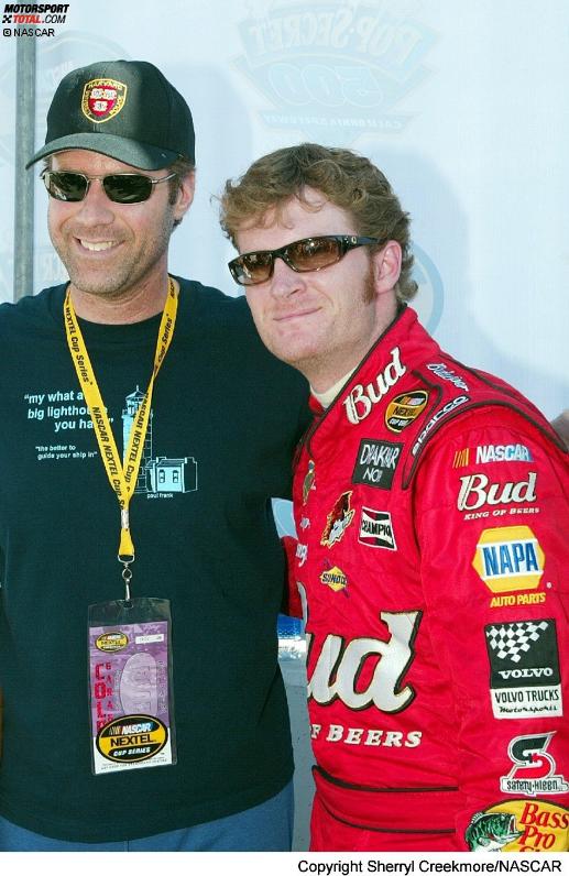 2004: Dale Earnhardt Jun. mit Will Ferrell