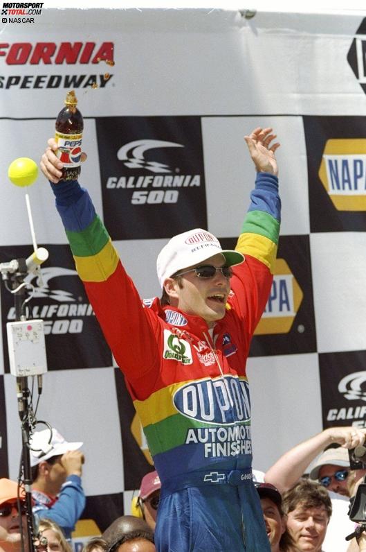 1997: Jeff Gordon gewinnt das Debüt-Rennen von Fontana