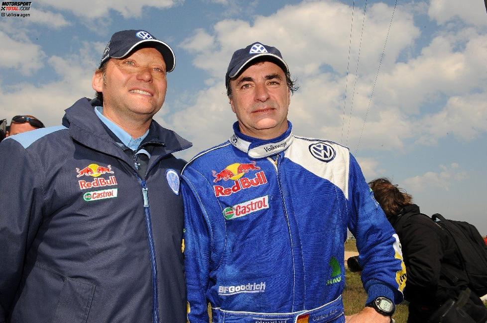Kris Nissen und Carlos Sainz Volkswagen