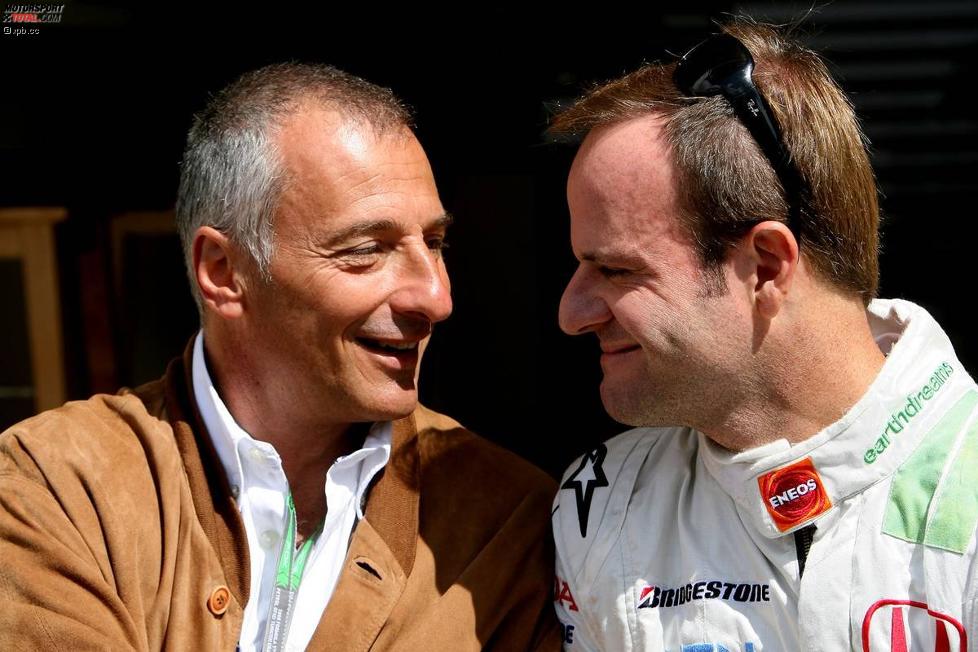 Riccardo Patrese und Rubens Barrichello (Honda F1 Team) 