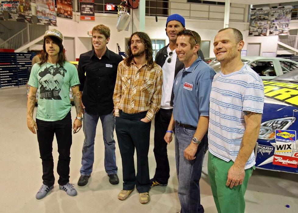 2006: Greg Biffle mit den Red Hot Chili Peppers