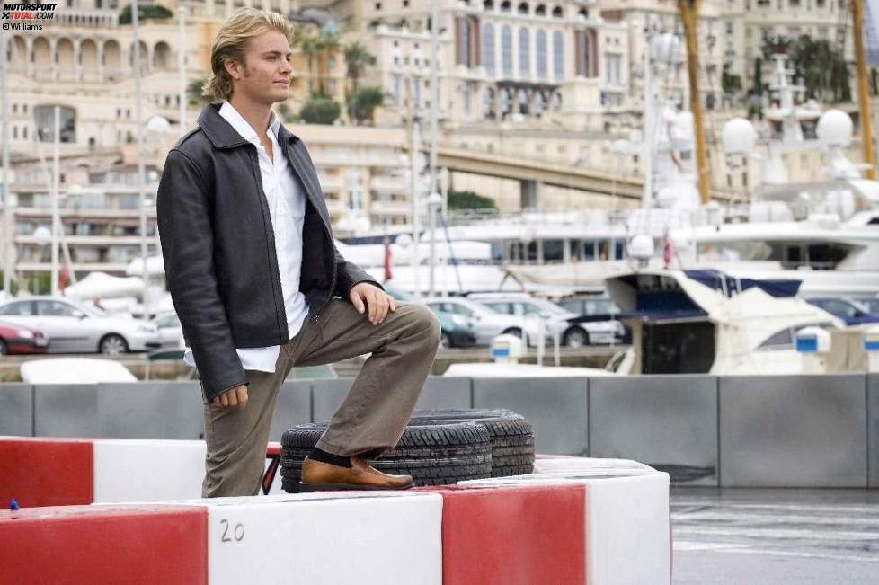 Nico Rosberg am Hafen in Monaco.