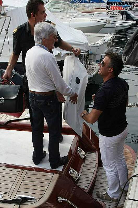 Bernie Ecclestone und Jean Alesi