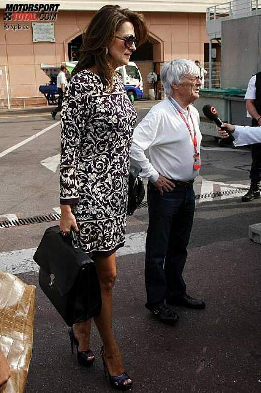 Bernie Ecclestone und Ehefrau Slavijca