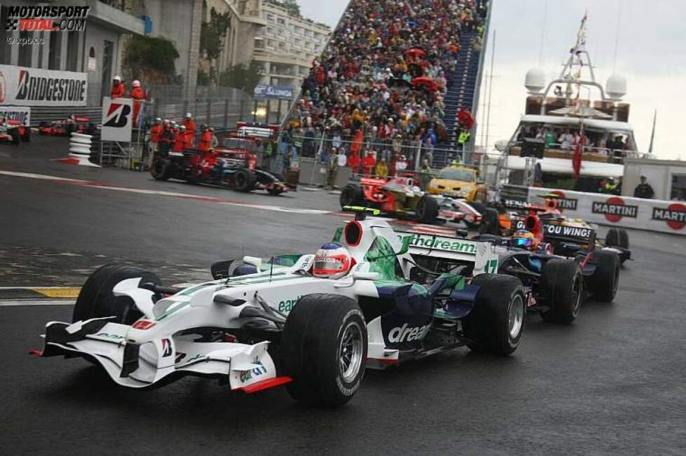 Rubens Barrichello (Honda F1 Team) vor Sébastien Bourdais (Toro Rosso) 