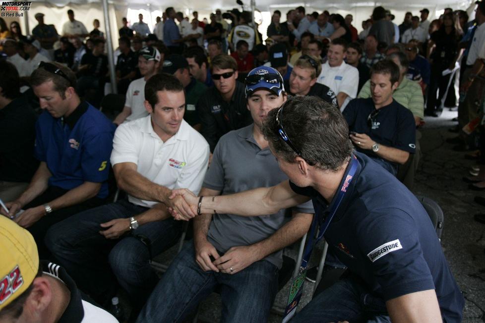  Casey Mears Jimmie Johnson David Coulthard