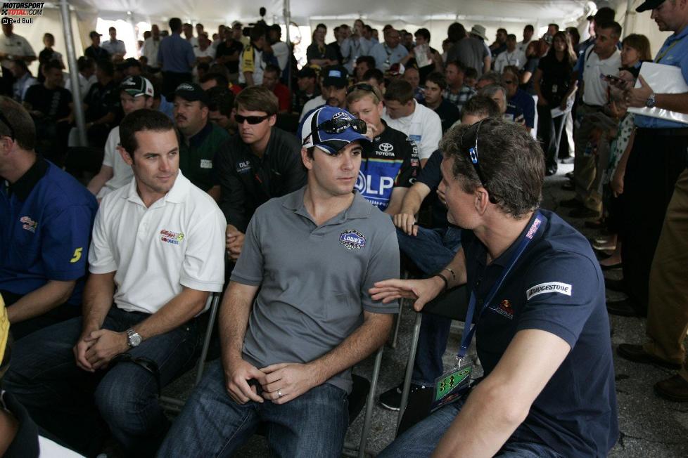  Casey Mears Jimmie Johnson  David Coulthard