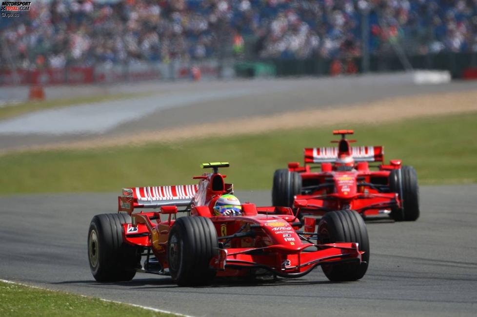 Felipe Massa und Kimi Räikkönen (Ferrari)  