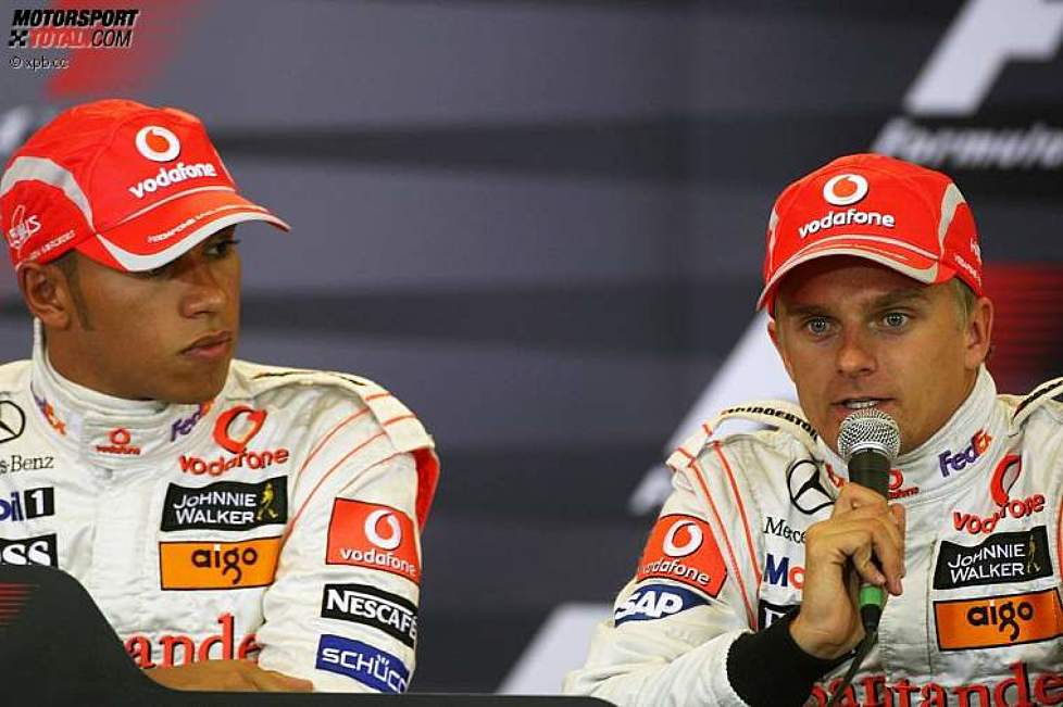 Lewis Hamilton und (McLaren-Mercedes) 