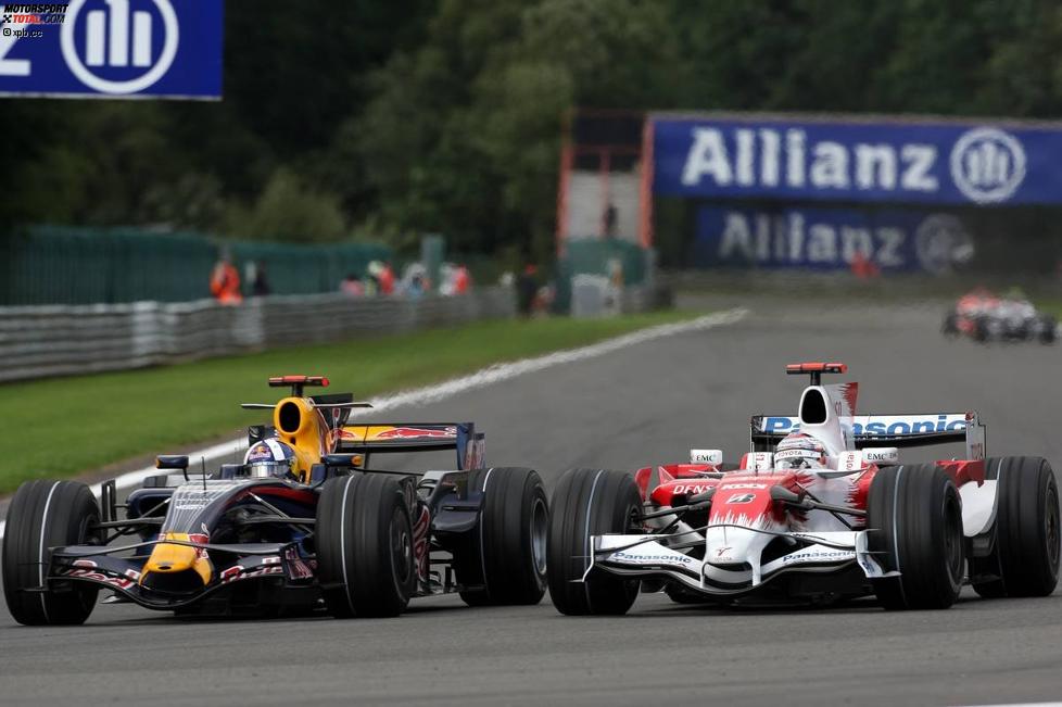 David Coulthard (Red Bull) und Jarno Trulli (Toyota) 