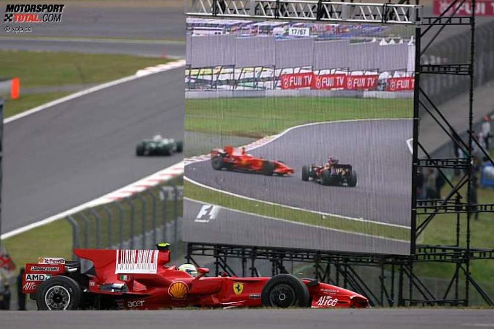 Felipe Massa (Ferrari) kollidierte mit Sébastien Bourdais (Toro Rosso) 