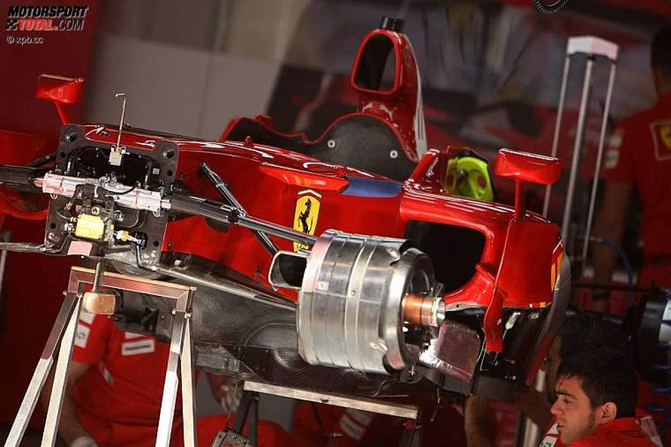 Das Auto von Kimi Räikkönen (Ferrari) 