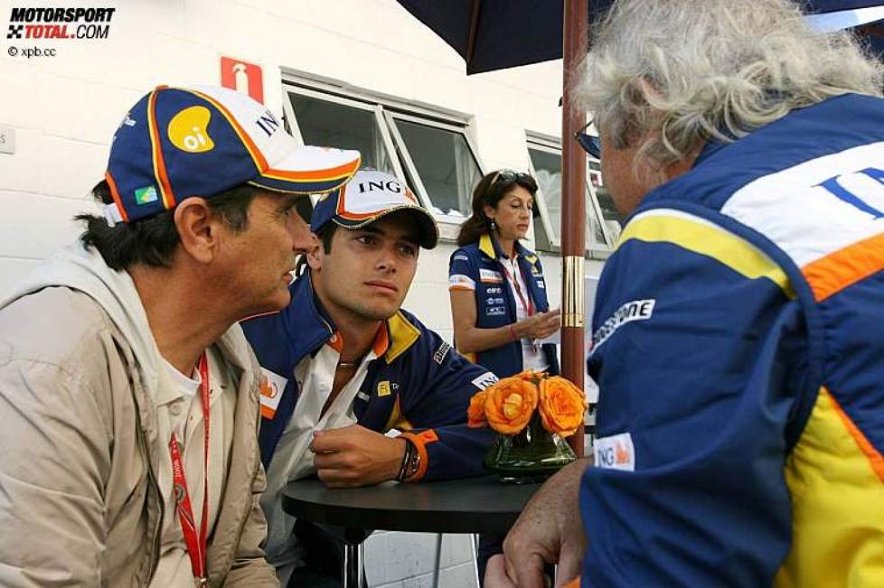Nelson Piquet Jr. Flavio Briatore (Teamchef) (Renault) 