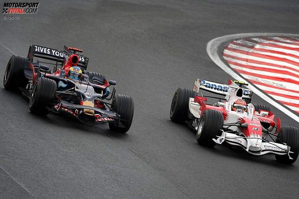 Timo Glock (Toyota) und Sébastien Bourdais (Toro Rosso) 