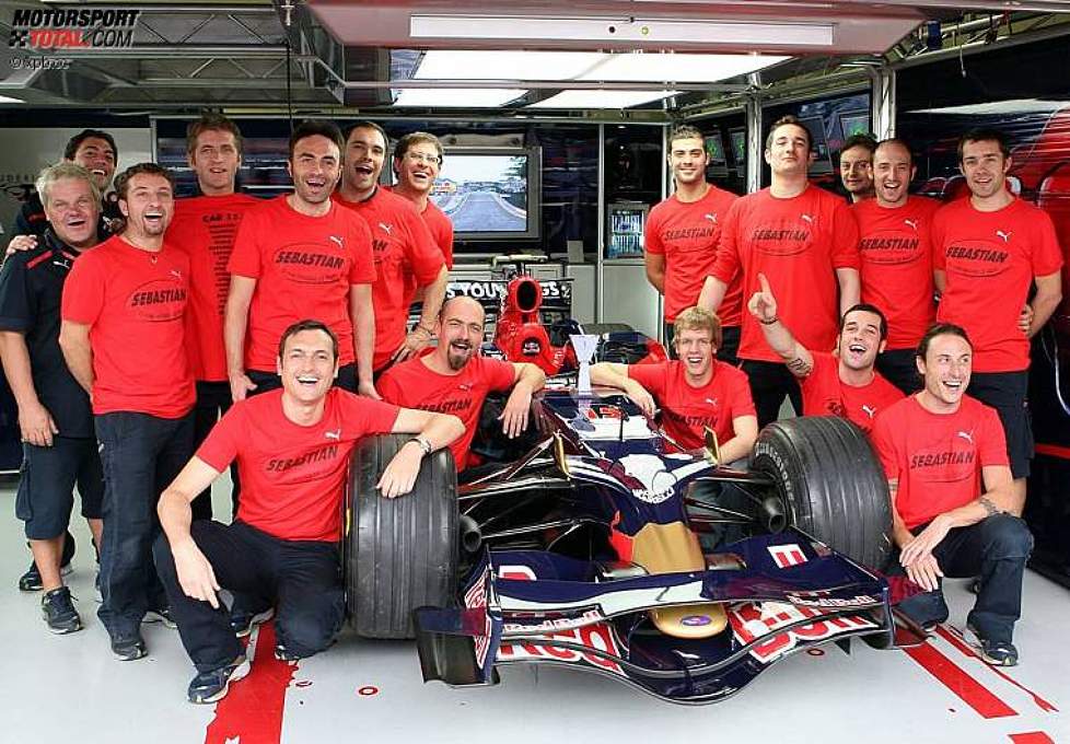 Abschied von Sebastian Vettel bei Toro Rosso