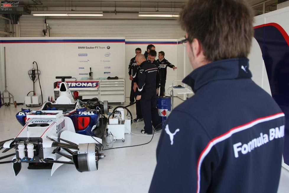 Formel-1-Test Philipp Eng BMW Sauber F1 Team