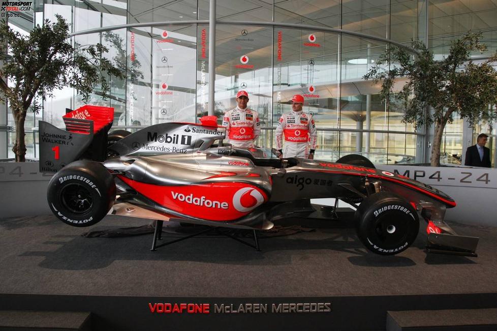 Lewis Hamilton und Heikki Kovalainen (McLaren-Mercedes) 