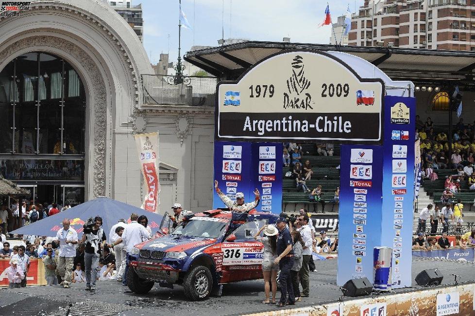 BMW X-Raid-Team im Ziel in Buenos Aires