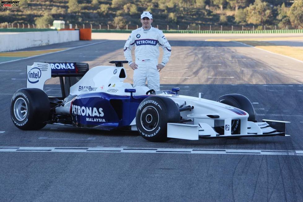 Robert Kubica (BMW Sauber F1 Team) und der neue BMW Sauber F1.09