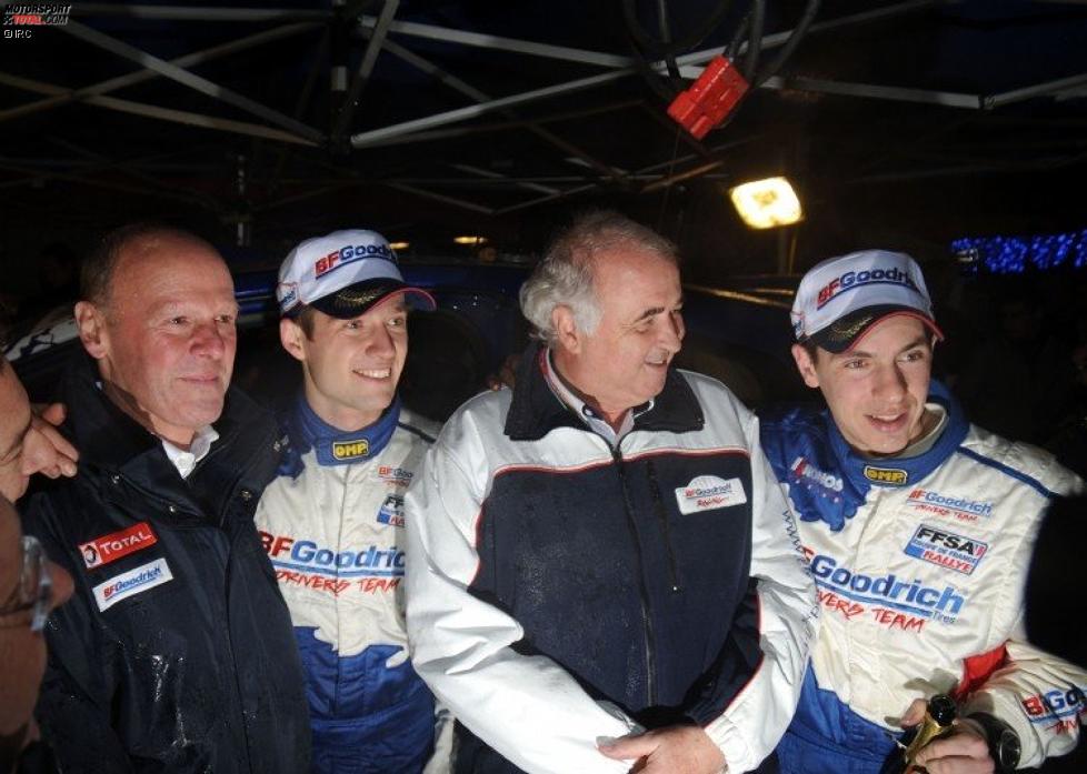 So sehen Sieger aus: Sébastien Ogier und Peugeot