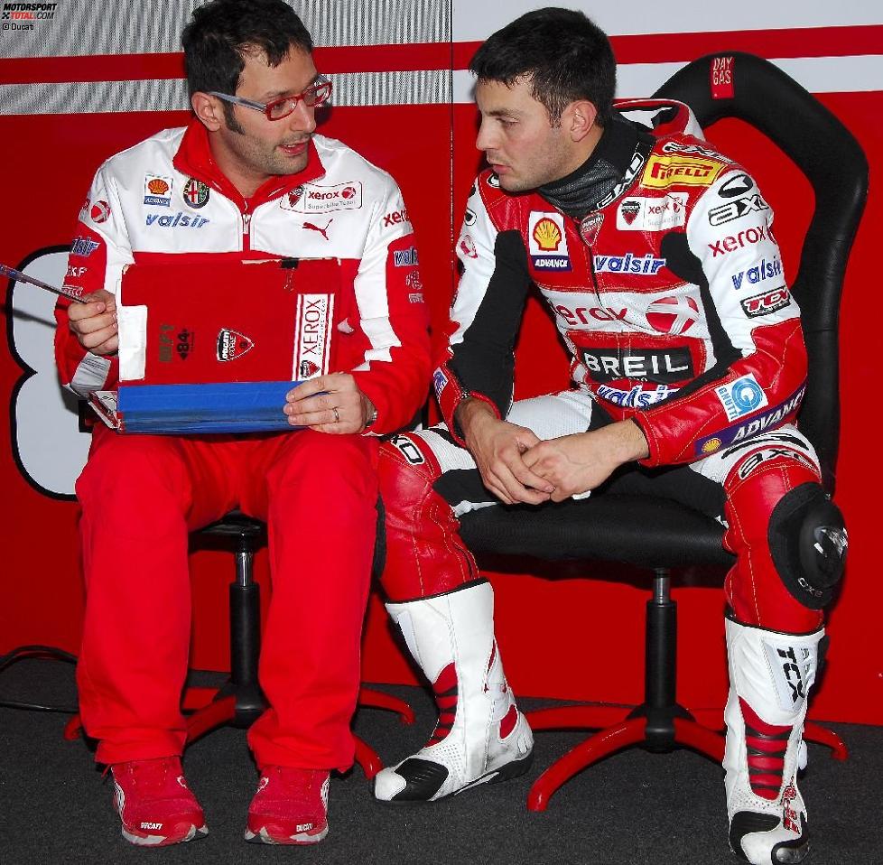 Bartolini und Michel Fabrizio (Ducati)