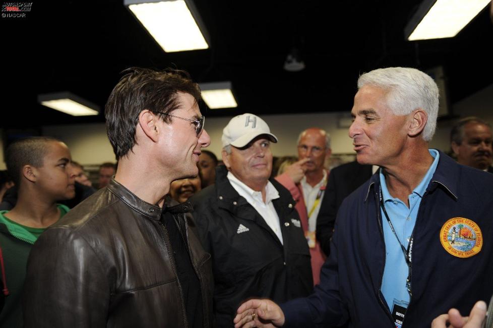 Tom Cruise und Charlie Crist, der Gouvernor Floridas
