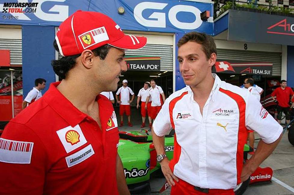 Felipe Massa und Filipe Albuquerque (A1 Team.POR) 