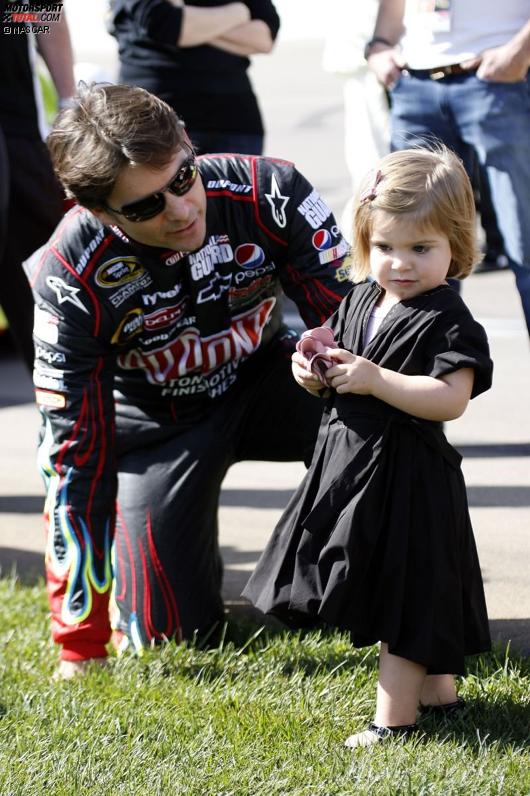 Jeff Gordon mit Tochter Ella