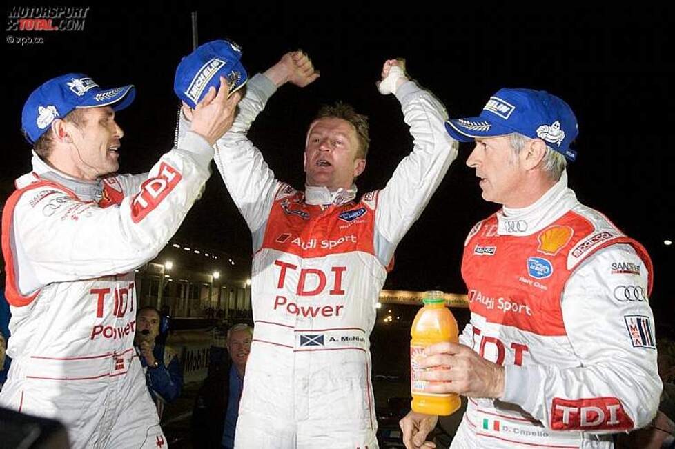 Tom Kristensen, Rinaldo Capello, Allan McNish (Audi Sport) 