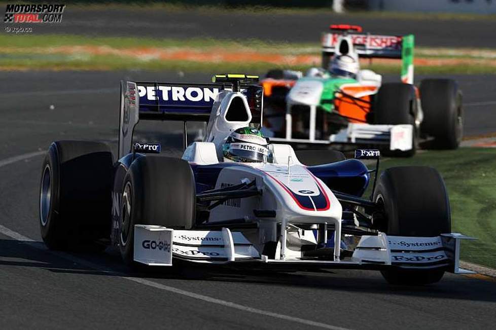 Nick Heidfeld (BMW Sauber F1 Team) und Adrian Sutil (Force India) 