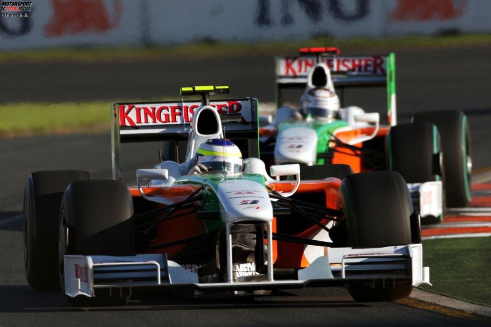 Giancarlo Fisichella vor Adrian Sutil (Force India) 