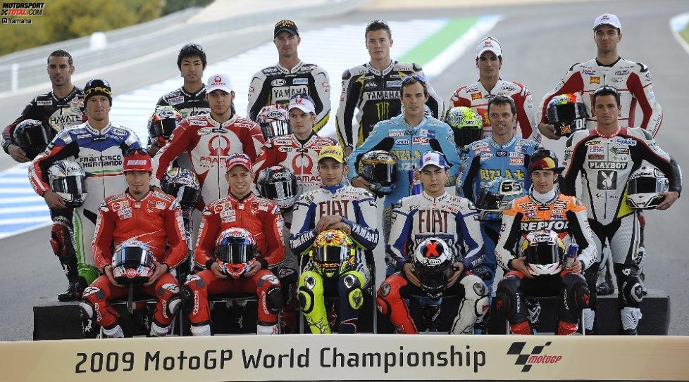 Die MotoGP-Piloten 2009