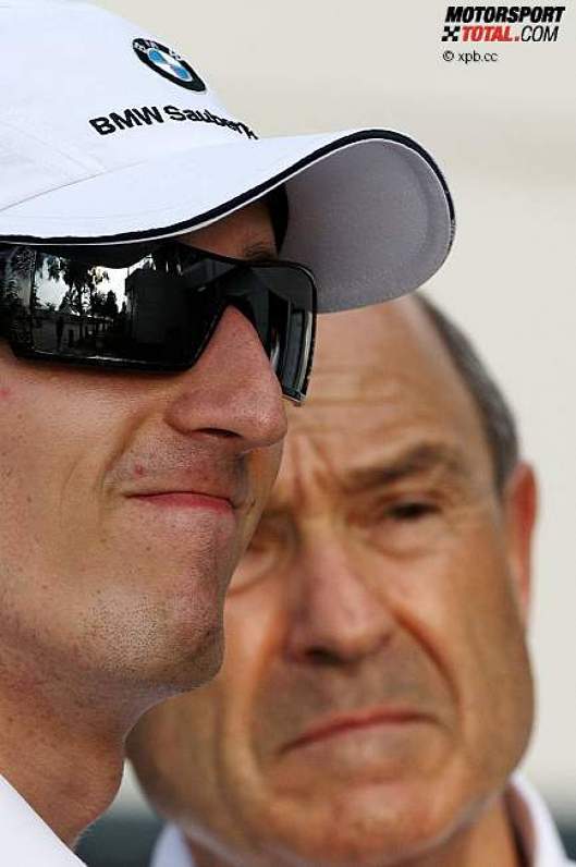 Robert Kubica und Peter Sauber (Ex-Formel-1-Teamchef) (BMW Sauber F1 Team) 