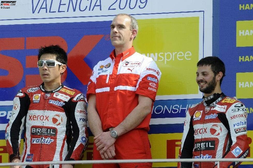 Noriyuki Haga und Michel Fabrizio (Ducati)
