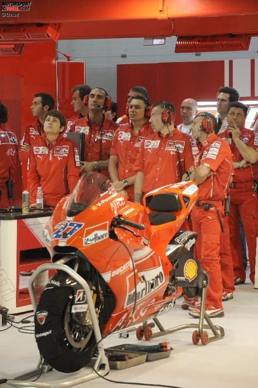 Die Ducati-Mannschaft