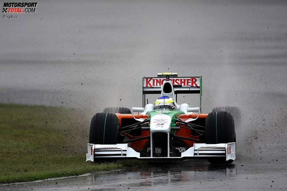 Giancarlo Fisichella (Force India) auf Abwegen