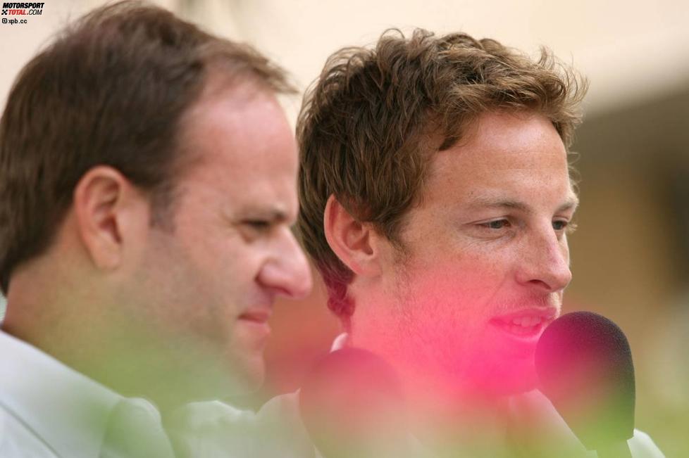 Rubens Barrichello und Jenson Button (Brawn) 
