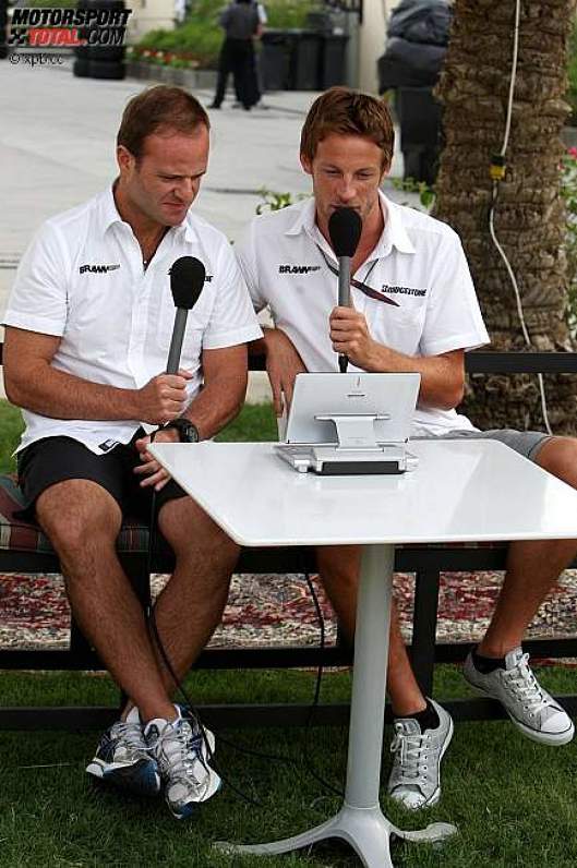 Rubens Barrichello und Jenson Button (Brawn) 