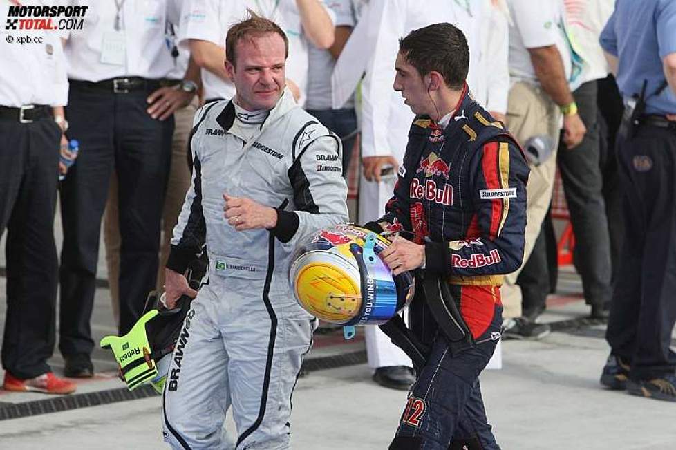 Rubens Barrichello (Brawn) mit Sébastien Buemi (Toro Rosso) 