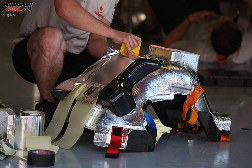 Sitzschale von McLaren-Mercedes