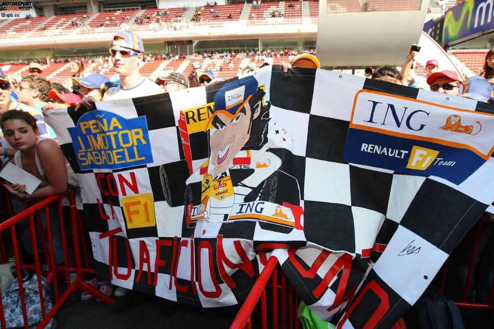 Fans von Fernando Alonso (Renault) 