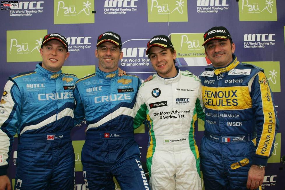 Alain Menu, Augusto Farfus, Robert Huff, Eric Cayrolle (BMW Team Germany) (Chevrolet) (SUNRED) 